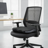 Wedge Seat Cushion Supportive Seat Cushion with Strap Non-Slip Chair Pad for Commuters, Office Workers