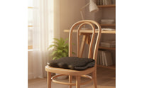 Wedge Seat Cushion Supportive Seat Cushion with Strap Non-Slip Chair Pad for Commuters, Office Workers