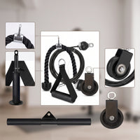 Cable Pulley Attachment Kit Heavy-Duty Fitness Equipment Long-Lasting