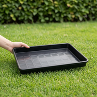 Pet Cage Tray Rectangular Thickened Plastic Waste Collection Pan for Cats, Dogs, Rabbits, Birds, Chickens, Ducks - Large
