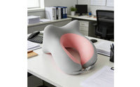 Ergonomic Design Office Rest Pillow Breathable Material U-Shaped Neck Pillow Portable Memory Foam Neck Support Lightweight for Students, Travelers, Car