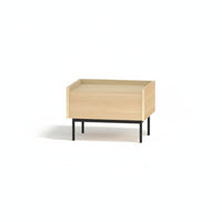 Minimalist Design Nightstand with Drawer Multi-Functional Single-Drawer Side Table Stable and Long-Lasting Bedroom Furniture Space-Saving for Apartment Dwellers, Interior Designers, Hotel Managers, Small Areas, Living Room, Hallway, Office