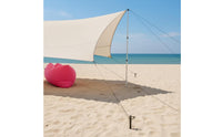 Telescopic Tarp Pole Portable Adjustable Tarp Pole Adjustable Shelter Rod Aluminum Alloy Twist Lock System for Beach