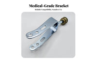 Caster Fork Heavy Duty Medical Caster Bracket Wear Resistant Front Wheel Bracket