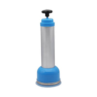 Transparent Tube Manual Calf Respirator Blue Cap Newborn Calf Suction Pump Upright Design Livestock Health Device Hand-Grip Plunger for Livestock Farmers, Veterinarians, Farm, Barn