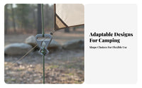 Self-Locking Canopy Pole Fixing Plate Triangular Design Tent Accessory Easy to Install Tarp Connector Long-Lasting for Campers, Backpackers, Anglers, Outdoors, Hiking, Picnics, Fishing Trips