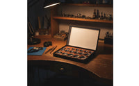 18 Pieces Watch Case Back Press Dies Compact Watch Crystal Press Dies Cup-Shaped for Workshop