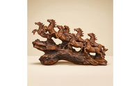 Rearing Horse Sculpture Glossy Finish Rearing Horse Statue Detailed Craftsmanship