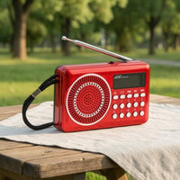 Portable Radio USB and SD Card Support Rechargeable Radio Built-in Speaker