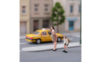 Hand-Painted Resin Figure Collectible 1:64 Scale Figure Tiny 1/64 Scale Figures for Diorama Builders