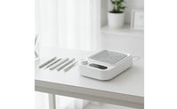 Nail Dust Collector Portable Manicure Vacuum Cleaner Nail Dust Extractor Compact Tabletop for Manicurists, Home Salons