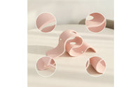 3D-Printed Flower Holder with Open Channel Curved Sculptural Flower Holder Minimalist Decor Matte for Decorators