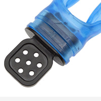 Perforated Base Diving Regulator Mouthpiece Retaining Strap Diving Regulator Bite Mouthpiece Flexible Water Sports Gear Black Side Pads
