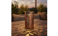 Automatic On/deactivate Solar Dragonfly Garden Light Weather Resistant Hollow Metal Projection Lantern Colorful Pattern Projection Lamp for Balcony