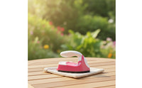 Mini Electric Iron Compact Craft Iron Portable Small for Crafters, DIY Crafts, Textile Patches