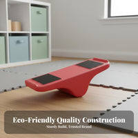 Leaf Rocker Non-Slip Design Sensory Balance Board Multi-Functional Rocking Rotating Toy for Preschoolers, Infants 12m+, Kindergarten, Indoor, Playroom
