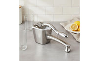 Rustproof Stainless Steel Lemon Juicer Rust Resistant Pomegranate Juice Press Easy to Press Handheld Orange Press Additional Filter Bags for Home, Restaurant