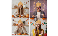 Turkey Hat Funny Turkey Costume Traditional Headpiece Headwear for Photo Booths