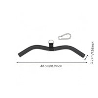 EVA-Coated Curved Pull Handle Reinforced Nylon V Bar Handle Contoured V Bar Grip Carabiner Clip