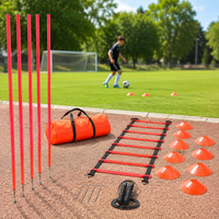 Agility Training Set, Training Equipment, Soccer, Agility, Training Gear, Explosive Power Enhancement, Footwork Practice Ladder, With Storage Bag