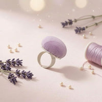 Hands-Hands-off Circlet Pincushion Portable Finger Pincushion Lightweight Wearable Pin Holder for Crafters