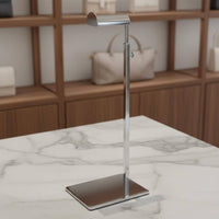 Bag Display Stand Sturdy Construction Retail Bag Display Stand Thickened Base Stainless Steel Purse Rack for Boutique Owners, Boutiques
