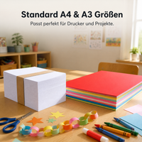 A4/A3 Colored Copy Paper for Printing, Crafts, and Office Use, 70gsm