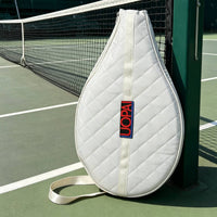 Waterproof Quilted Racket Shoulder Bag Long-Lasting Tennis Racket Bag for Adults