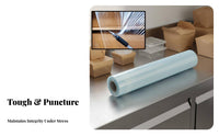 Mini Stretch Wrap Roll High Stretchability Stretch Wrap Film PE Close Ing Film Strong Adhesion Auto-Adhering for Storage