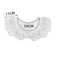 Beaded Collar Stylish Collar with Sequins Elegant for Photoshoots