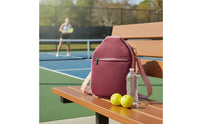 Zippered Pickleball Paddle Bag Portable Pickleball Sling Bag Lightweight Paddle Cover with Strap Ergonomic for Travel