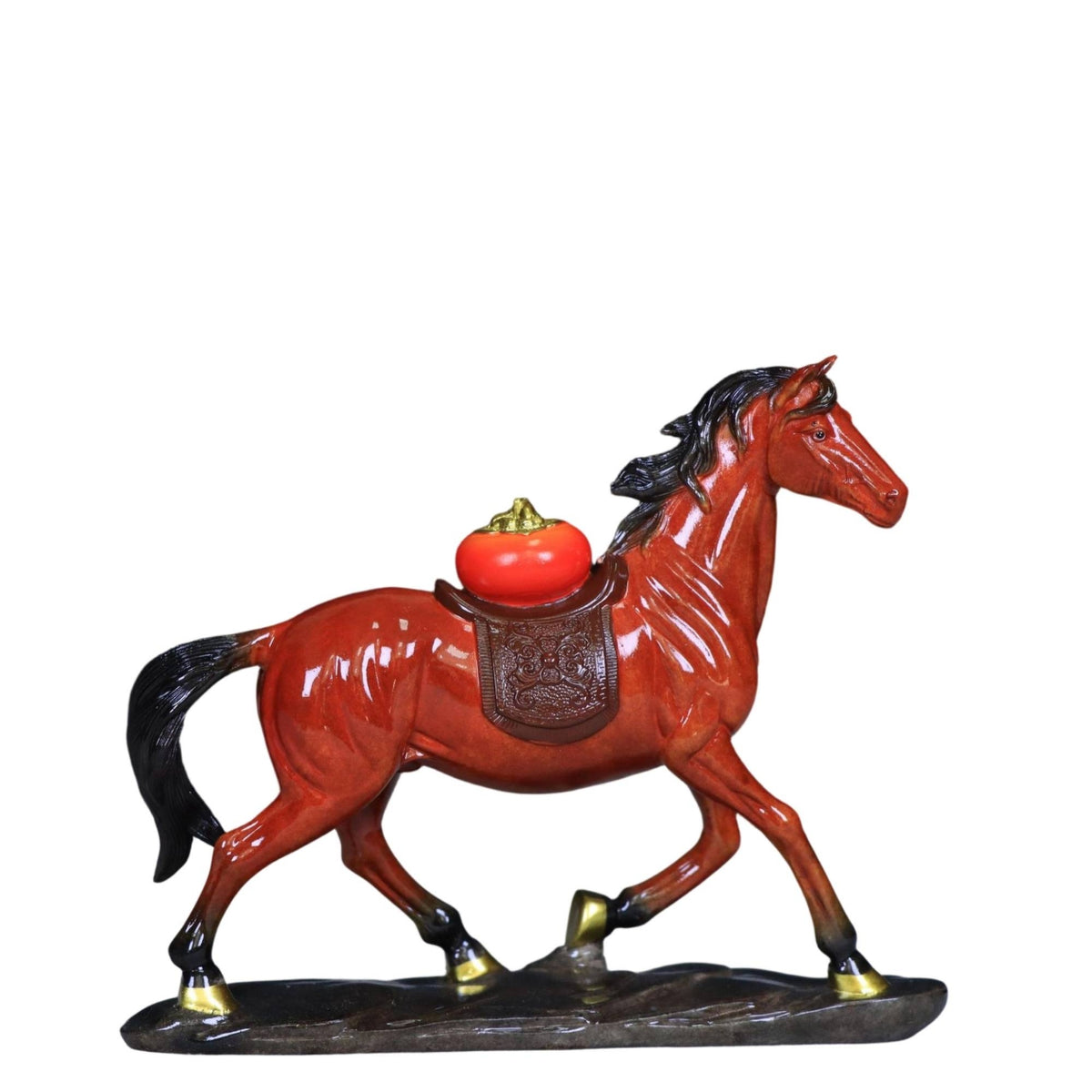 Horse Figurine Tabletop Horse Statue Sculptural for Collectors, Living Room Shelf, Entryway Console, Office Desk