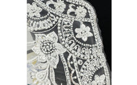 Embroidered False Collar Floral Detachable Collar Versatile Neck Accessory Formal for Brides