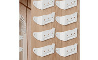 2x3 Downspout Holder Easy Installation Hidden Downspout Bracket Wall Mounting Rain Gutter Strap Heavy Duty for Outdoor, Industrial