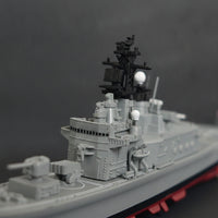 Shirane-Class Ship Model Nautical Helicopter Escort Ship Model Compact for Desk