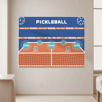 Pickleball Wall Sticker Indoor Pickleball Practice Target Wall Decal Targets Large Mat Long-Lasting for Beginners, Home, Garage