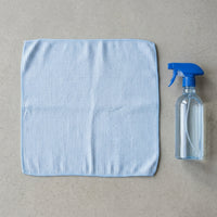 32-ply Microfibre Cloth and Microfibre Towel Weave Combed Yarn for Strong Water Absorption, Pale Blue Multi-Purpose Car Cleaning Towel