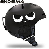 BNDGIMA 24新品滑雪头盔男女成人儿童单双板护具装备卡通眼睛雪盔