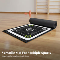 Multi-Use Agility Ladder Non-Slip Agility Ladder Mat Portable Footwork Training Mat Long-Lasting for Children, Athletes, Indoor, Home Gym