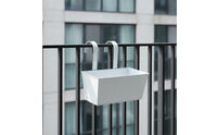 Railing Planter Box over-the-Rail Hanging Planter Box Drainage Railing Flower Pot for Fence, Patio