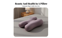 Memory Foam Side Sleeper Pillow Neck Support Butterfly Pillow Zero Pressure Design for Women, Adults, Sleeping, Napping, Bedroom