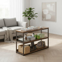 Mobile Sofa Side Storage Unit Space-Saving Slim Sofa Table Modern Design Household Furniture Versatile for Apartment Dwellers, Homeowners, Living Room, Small Areas, Bedroom, Office