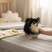 Realistic Dog Plush Toy Soft Dog Stuffed Materials Stuffed Animal for Kids