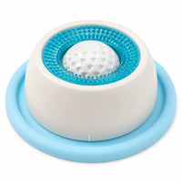 Textured Lick Bowl with Silicone Base Non-Slip Lick Bowl Stable Interactive for Dogs, Grooming