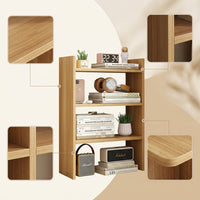 Mobile Bookshelf Storage Rack for Office Corner Kids Room, Multi-layer Space-Saving Organizer