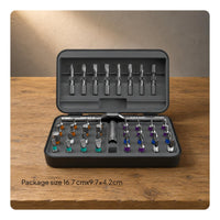 24 Pieces 24 in 1 Screwdriver Kit High Hardness Driver Set S2 Steel