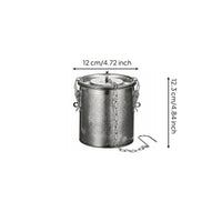 Braising Seasoning Container Secure Latch Stainless Steel Seasoning Basket