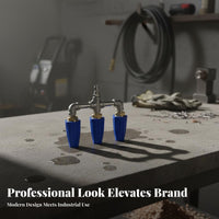 4000 PSI Multi-Jet Turbo Nozzle Heavy Duty Triple Nozzle Pressure Washer Head Quick Connect for Contractors, Professionals, Paint Stripping