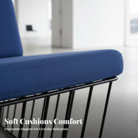Continuous Line Armchair Modern Design Upholstered Armchair Minimalist design