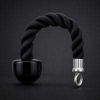 Tricep Pushdown Rope Large Rubber Ends Bicep Flex Rope Portable for Bodybuilders